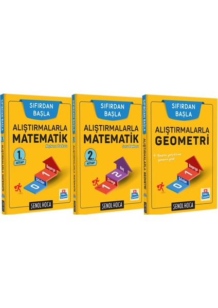 Alıştırmalarla Matematik 1 ve 2 Kitap Alıştırmalarla Geometri Üçlü Set
