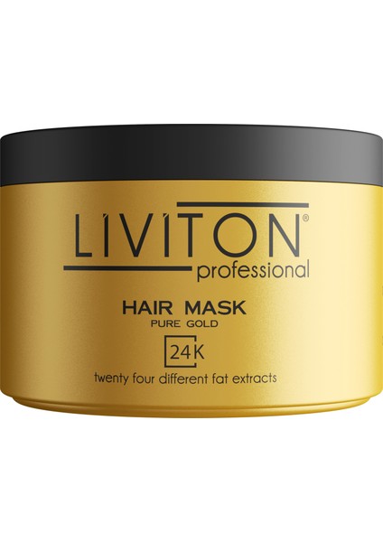 Professional 24K Pure Gold Serisi Altın Maske 300ML