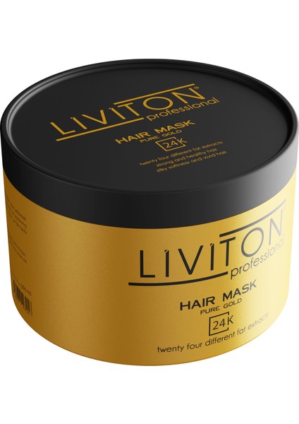 Professional 24K Pure Gold Serisi Altın Maske 300ML
