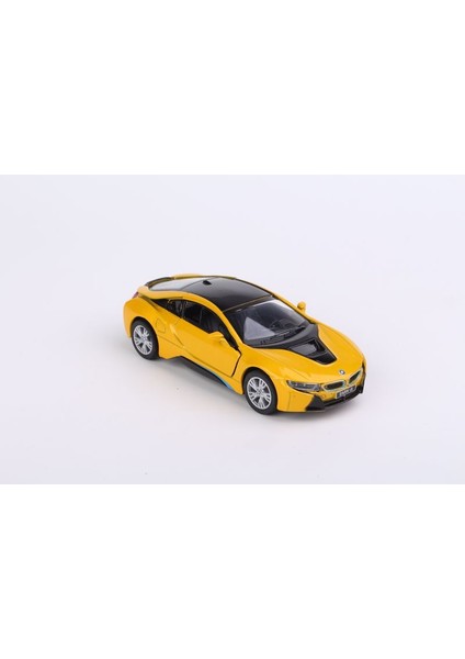 Bmw I8 - Çek Bırak 5inch. Lisanslı Model Araba, Oyuncak Araba 1:36