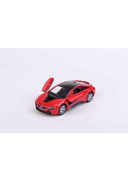 Bmw I8 - Çek Bırak 5inch. Lisanslı Model Araba, Oyuncak Araba 1:36