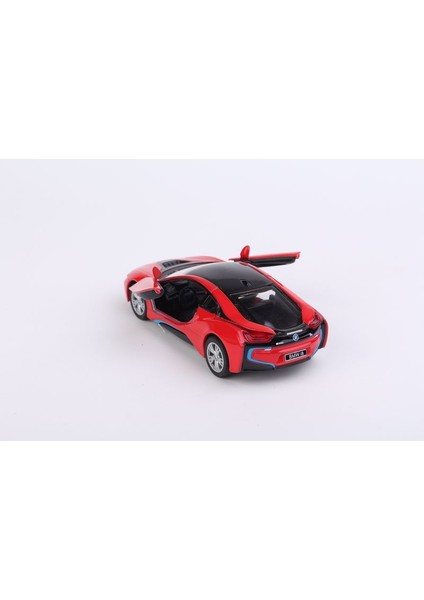 Bmw I8 - Çek Bırak 5inch. Lisanslı Model Araba, Oyuncak Araba 1:36 modelleri