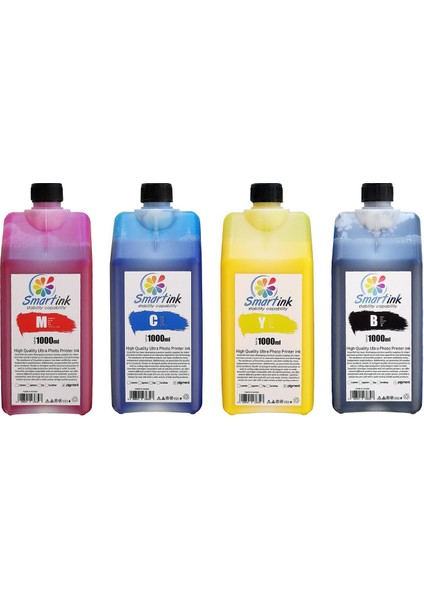 Epson Muadil 1000ML 4 Renk Set Mürekkep