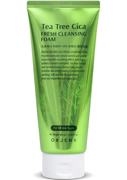 Tea Tree Cica Fresh Cleansing Foam - Akne Karşıtı Yatıştırıcı Temizleme Köpüğü 180ml