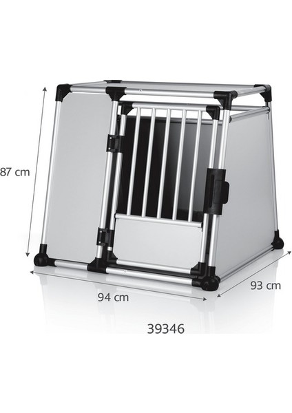 Köpek Taşıma Alüminyum KAFESI,94X87X93CM