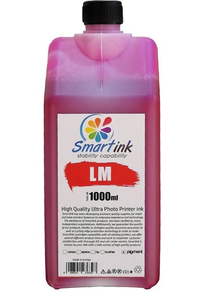 Epson Muadil 1000ML Açık Kırmızı Mürekkep (Lm)