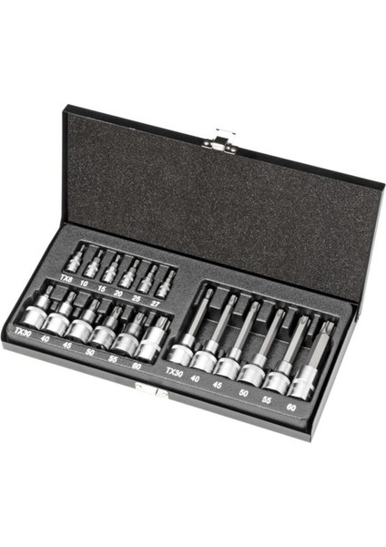 1/2” Lokmalı Torx Bits Set - 6 Köşe RLT1901