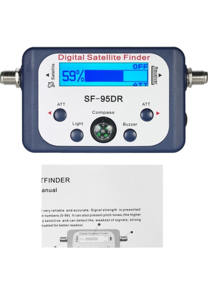Dijital Uydu Bulucu Uydu Sinyali Ölçer Mini Dijital (Yurt Dışından)