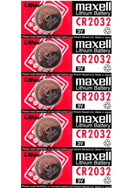 Maxell 2032 Pil 5 Adet