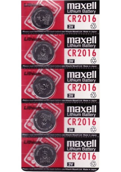 Maxell 2016 Pil 5 Adet