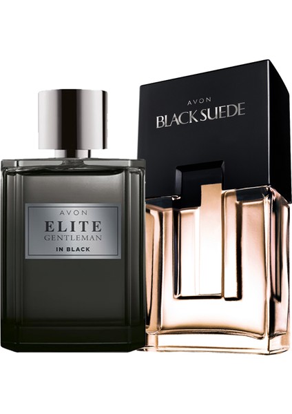 Elite Gentleman In Black ve Black Suede Erkek Parfüm Paketi