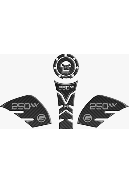 Cf Moto Nk 250 Tank Pad Seti Gri