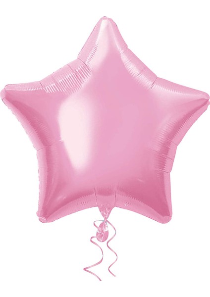 Yıldız Folyo Balon Pembe 60 cm