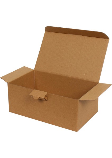 20x12x8cm Kilitli Kutu -Kraft 10'lu