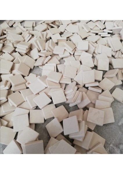 10 Adet 1x4,5x6 Baskısız Doğaltaş Nikah Şekeri Boyama Magnet Taşları