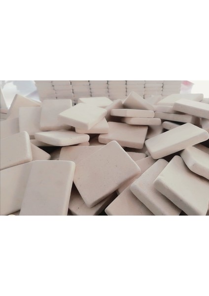 10 Adet 1x4,5x6 Baskısız Doğaltaş Nikah Şekeri Boyama Magnet Taşları