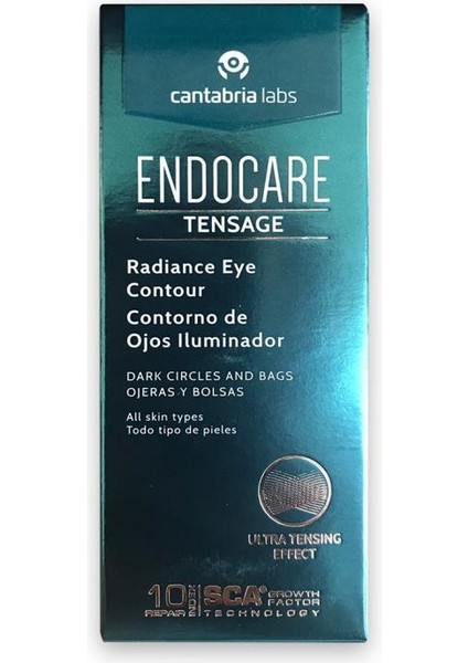 Endocare Tensage Göz Çevresi Aydınlatıcı Kontür Serum 15 ml