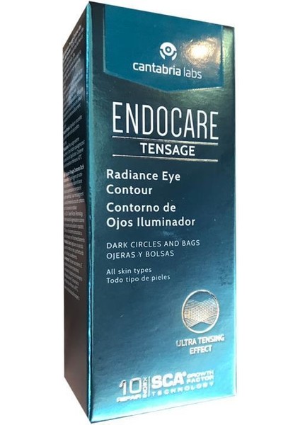 Endocare Tensage Göz Çevresi Aydınlatıcı Kontür Serum 15 ml