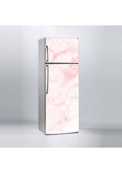 Buzdolabı Sticker Kaplama Dolap Kaplama Etiketi Pembe Mermer Nature