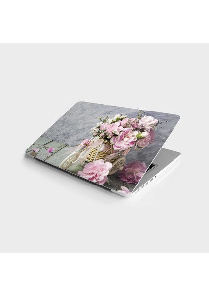 Laptop Sticker Bilgisayar Notebook Pc Kaplama Etiketi Bisiklet Çiçek