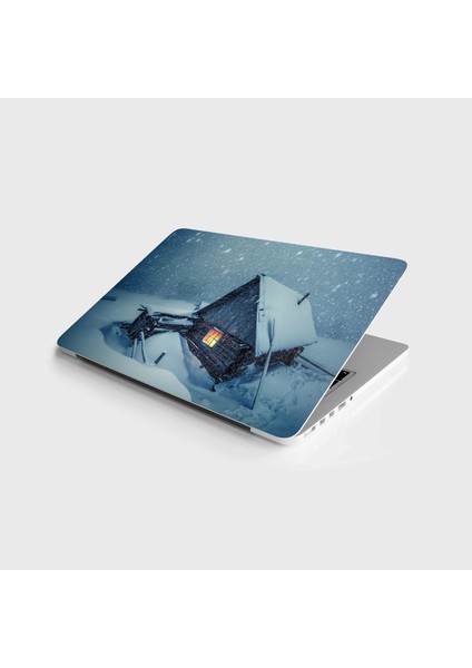 Laptop Sticker Bilgisayar Notebook Pc Kaplama Etiketi Kar Ev