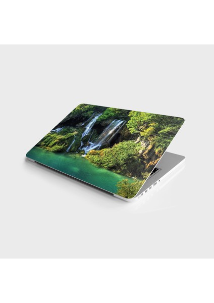 Laptop Sticker Bilgisayar Notebook Pc Kaplama Etiketi Şelale Ağaç