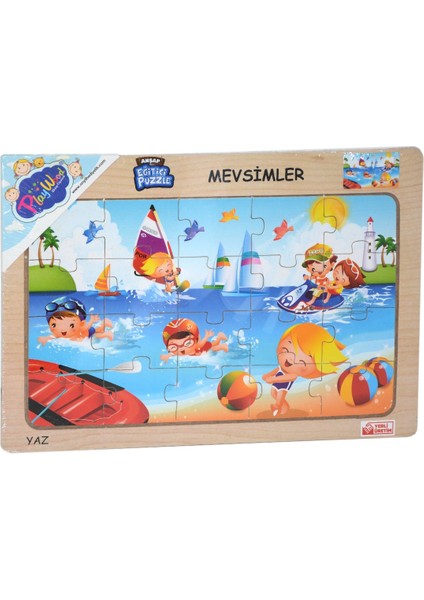 243/244/245 Ahşap Eğitici Puzzle / Mevsimler fiyatları
