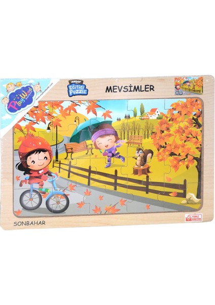243/244/245 Ahşap Eğitici Puzzle / Mevsimler modelleri