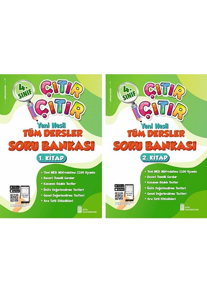 4. Sınıf Çıtır Çıtır Tüm Dersler Soru Bankası Set 1 Ve 2