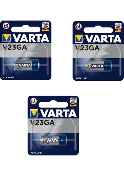 Alkaline V23GA A 23 12V Tekli Pil 3 Paket