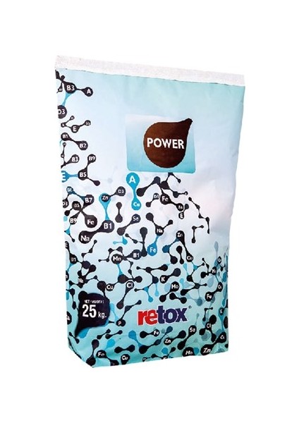 Retox Power Verim Düşüklüğü Için Hayvan Yem Katkı-25 kg