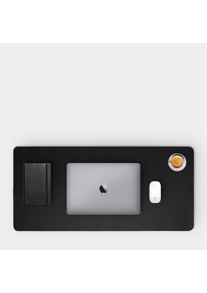 Vintage Deri Mouse/masa Pad Siyah