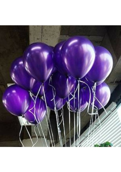 12 Inç Metalik Mor Balon 25'li fiyatları
