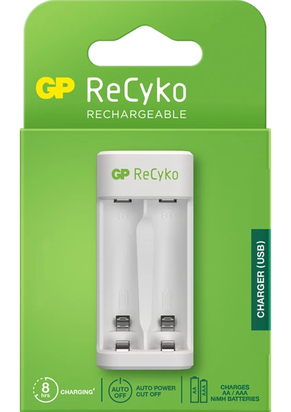 Gp Recyko E211 USB Aa-Aaa Şarj Cihazı