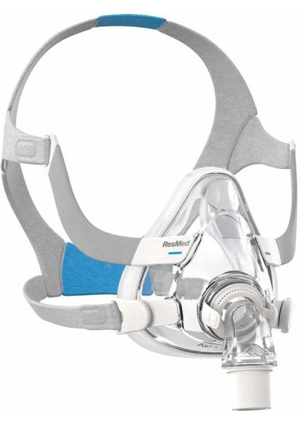 Airfit F20 Cpap Bpap Silikon Tam Yüz Ağız Burun Maskesi - Orta Boy / Medium