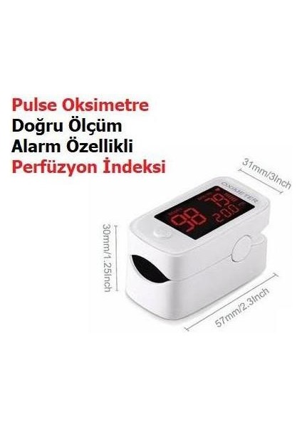 Aircase Pulse Oksimetre Oximetre Nabız Oksijen Ölçer