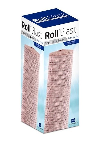 Elast Ten Rengi Tıbbi Elastik Bandaj 12CMX3.5 M