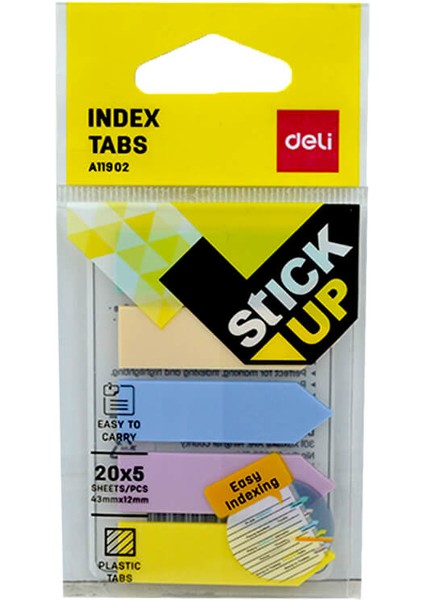 A11902 Stick Notes Şerit 43X12 mm