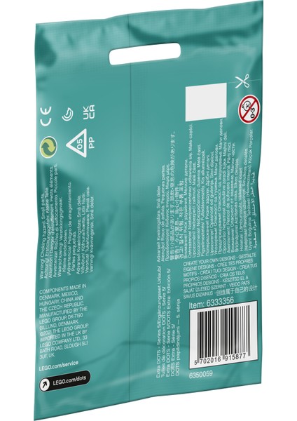 ® Dots Ekstra Dots # Seri 5 (41932) - Yaratıcı Faaliyetleri Seven Çocuklar Için El Sanatları Yapım Seti (120 Parça)