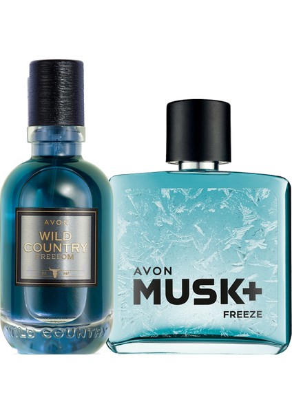 Wild Country Freedom ve Musk Freeze Erkek Parfüm Paketi 150 ml