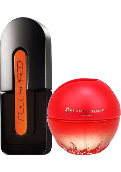 Full Speed Erkek Parfüm ve Incandessence Flame Kadın Parfüm PAKETI100 ml