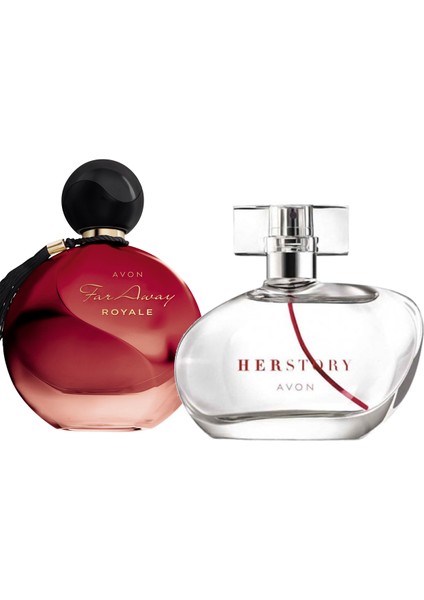 Far Away Royale ve Herstory Kadın Parfüm PAKETI100 ml