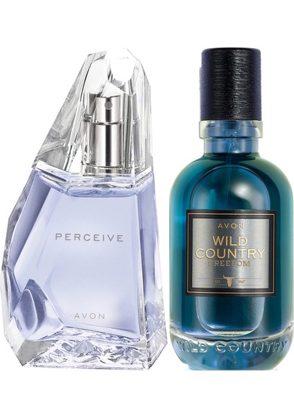 Wild Country Freedom Erkek Parfüm ve Perceive Kadın Parfüm Paketi 125 ml