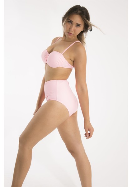 Yüksek Bel Yeni Sezon Pembe Bikini fiyatları