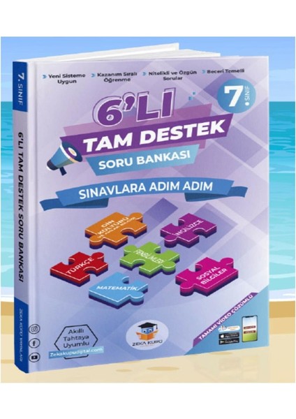 7.Sınıf 6'lı Tam Destek Tüm Dersler Soru Bankası