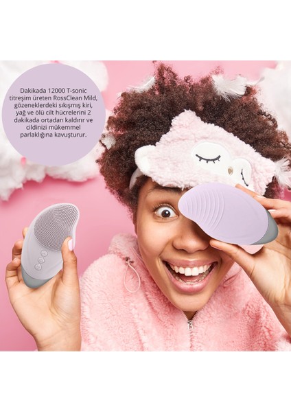 Mild Tüm Cilt Tipleri Için Yüz Temizleme ve Masaj Cihazı