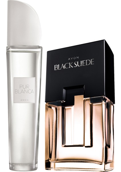 Black Suede Erkek Parfüm ve Pur Blanca Kadın Parfüm Paketi 125 ml