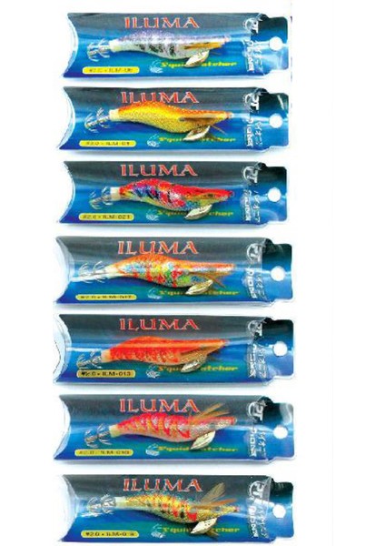 Iluma Squid Jig Kalamar Zokası Suni Yem