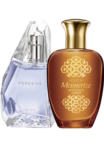 Perceive ve Mesmerize Mystique Amber Kadın Parfüm Paketi