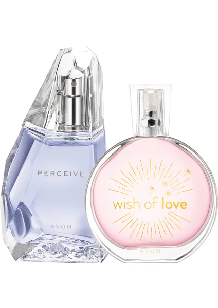 Wish Of Love ve Perceive Kadın Parfüm PAKETI100 ml